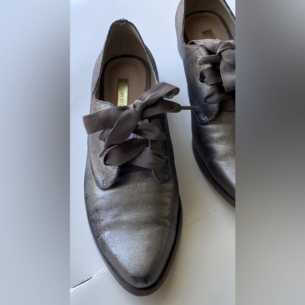 Metallic Silver Shoes - Picture 3 of 12
